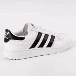Basket basse homme Adidas Team court Blanc - ZESHOES