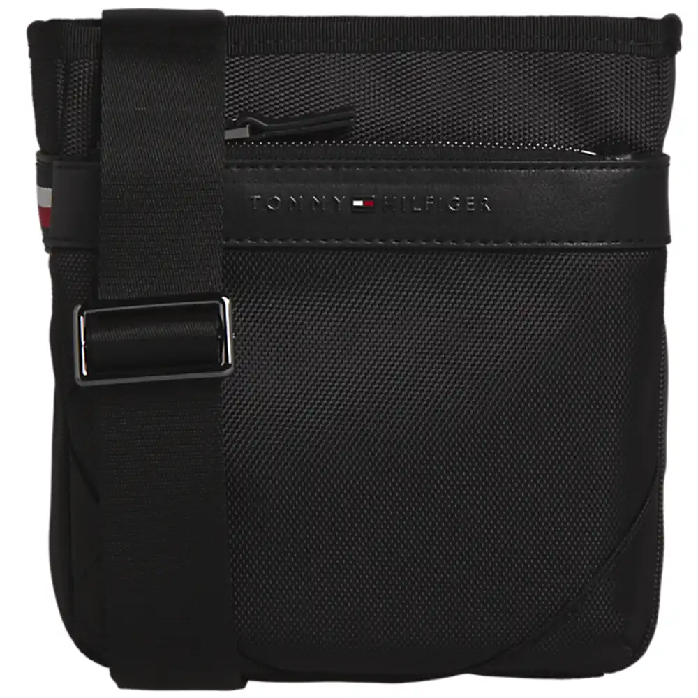 Sac a bandouliere homme Tommy Jeans Elevated nylon mini crossover Noir
