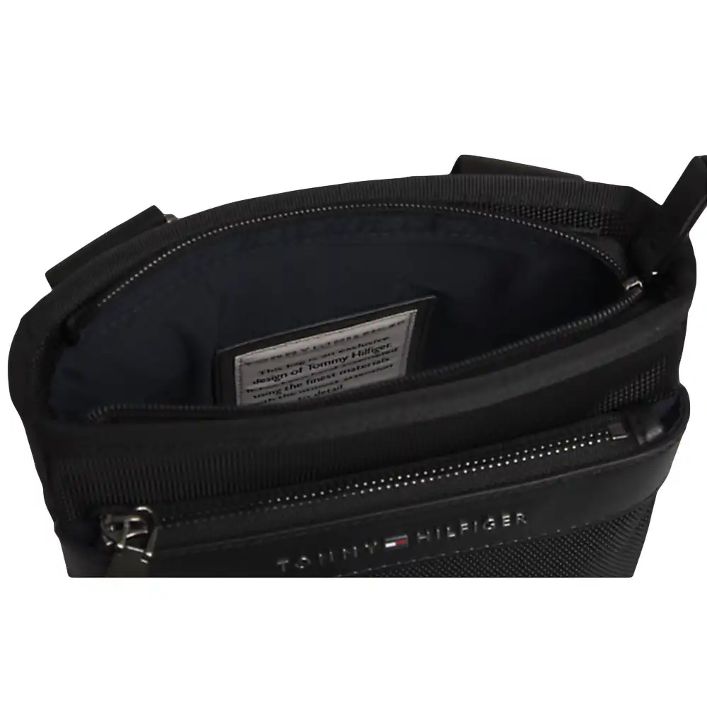 Sac a bandouliere homme Tommy Jeans Elevated nylon mini crossover Noir