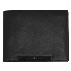 Portefeuille homme Tommy Jeans Corp plaque extra cc and coin Noir