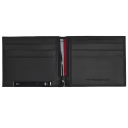 Portefeuille homme Tommy Jeans Corp plaque mini cc money clip Noir - ZESHOES