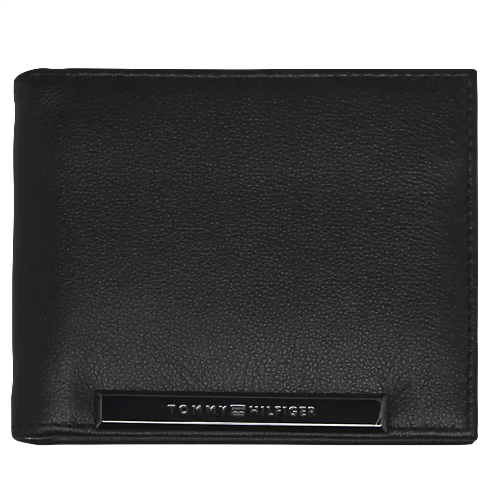 Portefeuille homme Tommy Jeans Corp plaque mini cc money clip Noir - ZESHOES