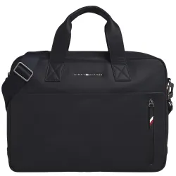 Sacoche ordinateur homme Tommy Jeans Essential pique computer bag Noir