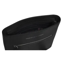 Sac a bandouliere homme Tommy Jeans Business leather crossover Noir - ZESHOES