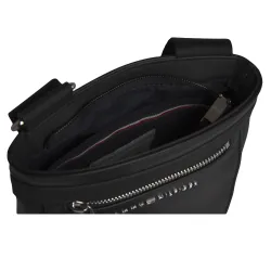 Sac a bandouliere homme Tommy Jeans Th metro mini crossover Noir