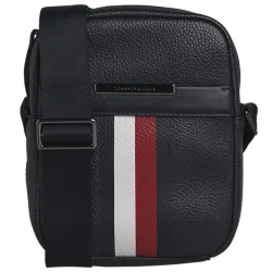 Sac a bandouliere homme Tommy Jeans Th downtown corp mini reporter Bleu - ZES...