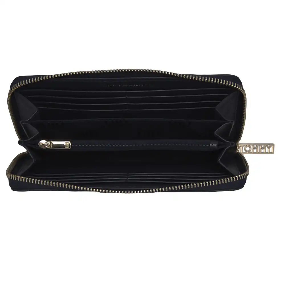 Portefeuille femme Tommy Jeans Th core lrg za wallet Bleu