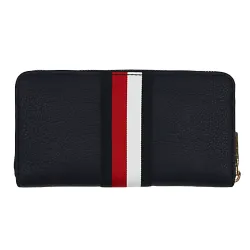 Portefeuille femme Tommy Jeans Th core lrg za wallet Bleu