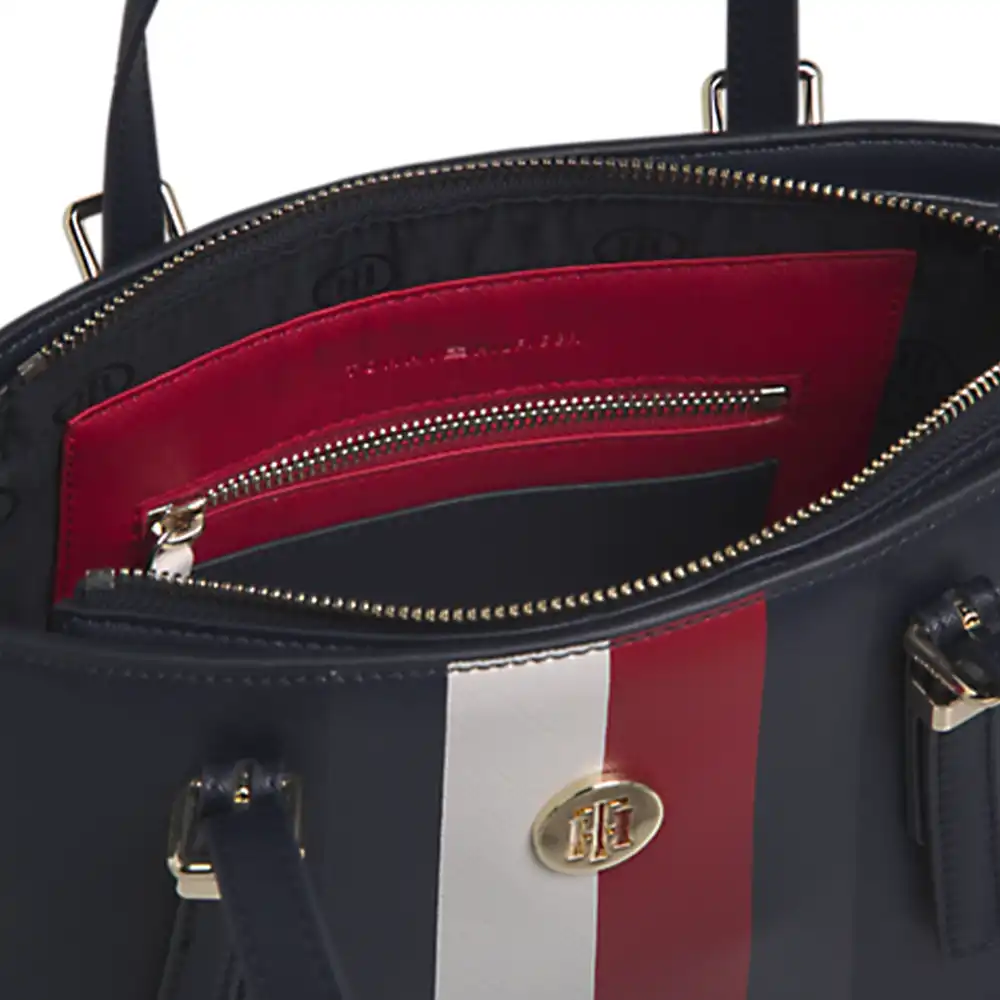 Sac a main femme Tommy Jeans Honey small tote corp Bleu