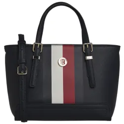 Sac a main femme Tommy Jeans Honey small tote corp Bleu