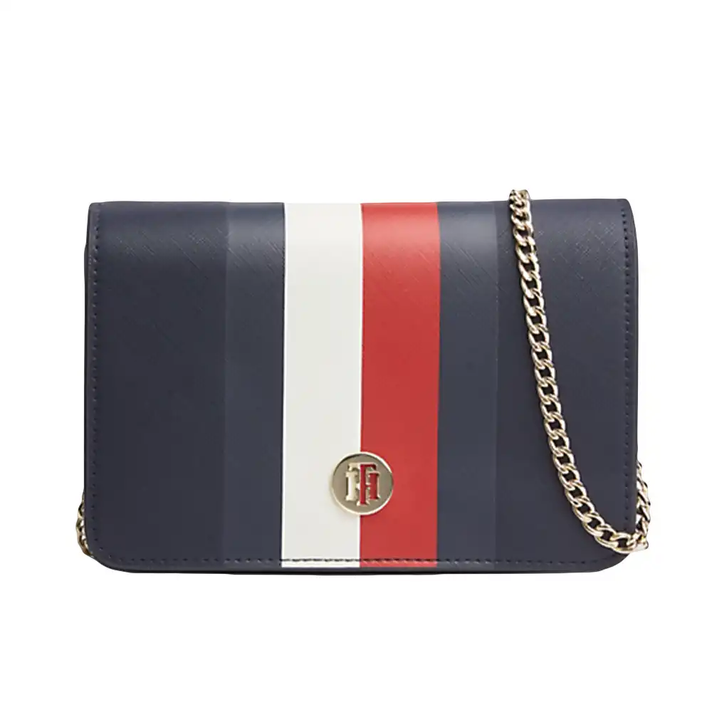 Sac a main femme Tommy Jeans Honey crossover corp Bleu