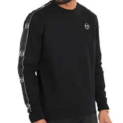 Pull homme Sergio Tacchini Fugard sweater Noir - ZESHOES