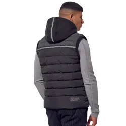 Doudoune sans manches homme Kaporal Dino Noir - ZESHOES