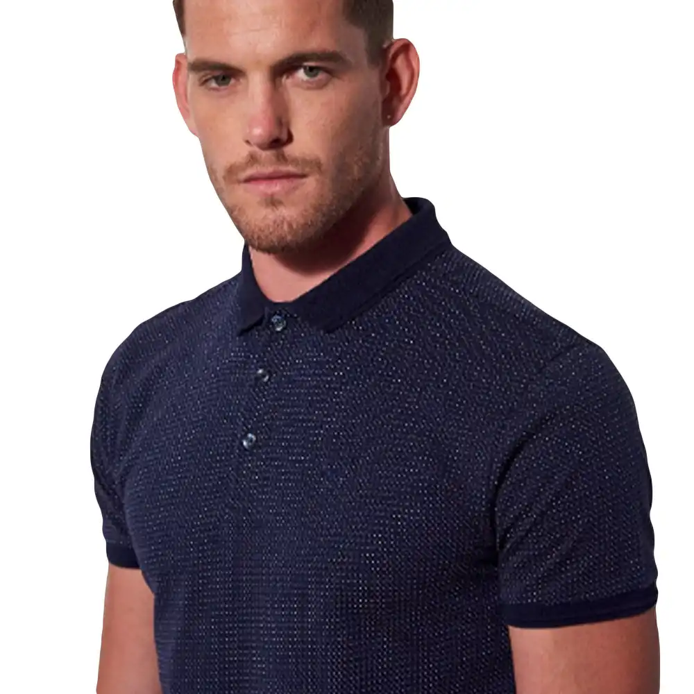 Polo manche courte Kaporal Razik Bleu - ZESHOES