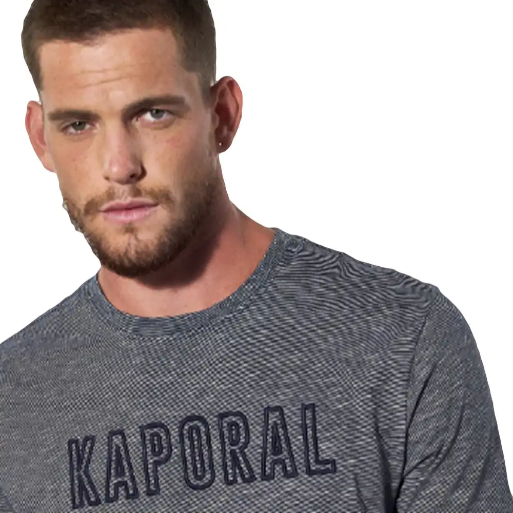 T shirt manche courte homme Kaporal Romeo Gris - ZESHOES