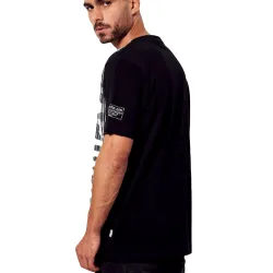 T shirt manche courte homme Kaporal Volt Noir - ZESHOES