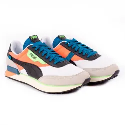 Basket basse homme Puma Future rider neon play Multicolor - ZESHOES
