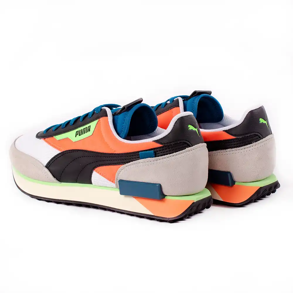 Basket basse homme Puma Future rider neon play Multicolor - ZESHOES