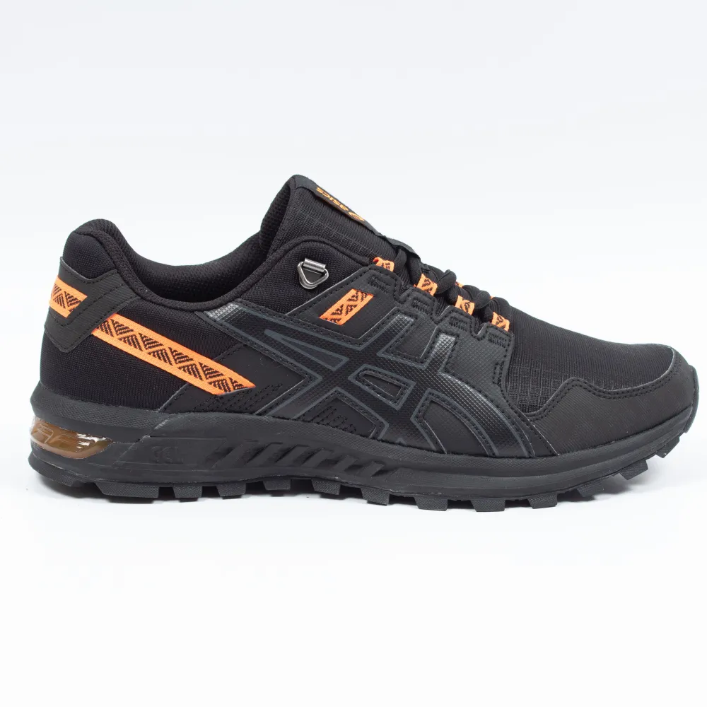 asics noir et orange homme