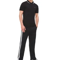Polo manche courte Calvin Klein classic Noir - ZESHOES