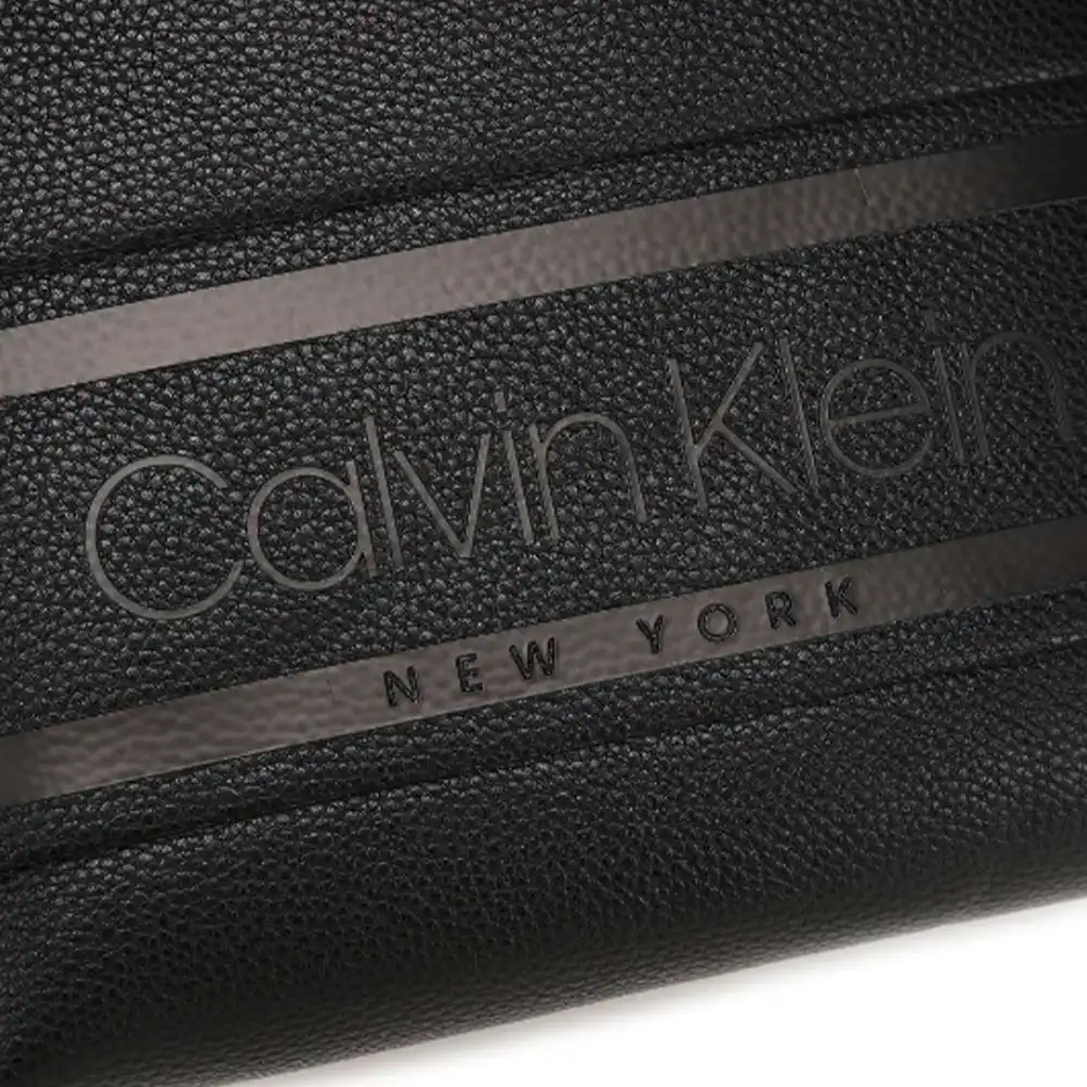 Sac a bandouliere homme Calvin Klein New York logo Noir - ZESHOES