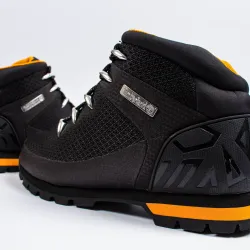 Basket montante homme Timberland Euro sprint waterproof mid hiker Noir - ZESHOES