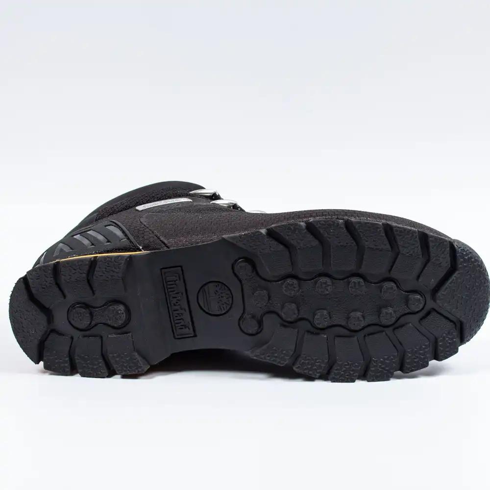 Basket montante homme Timberland Euro sprint waterproof mid hiker Noir - ZESHOES