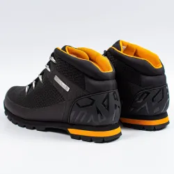 Basket montante homme Timberland Euro sprint waterproof mid hiker Noir - ZESHOES