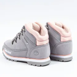 Basket montante fille Timberland Euro sprint mid hiker Gris - ZESHOES