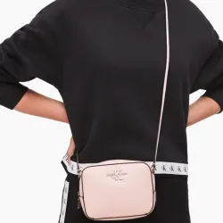 Sac a main femme Calvin Klein Monogramme Rose - ZESHOES