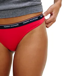 Culotte femme Tommy Jeans Pack x3 Thong dot print Multicolor - ZESHOES