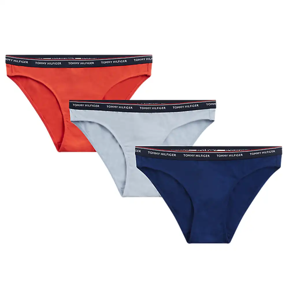 Culotte femme Tommy Jeans Pack x3 bikini Multicolor - ZESHOES