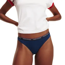 Culotte femme Tommy Jeans Pack x3 thong Multicolor - ZESHOES