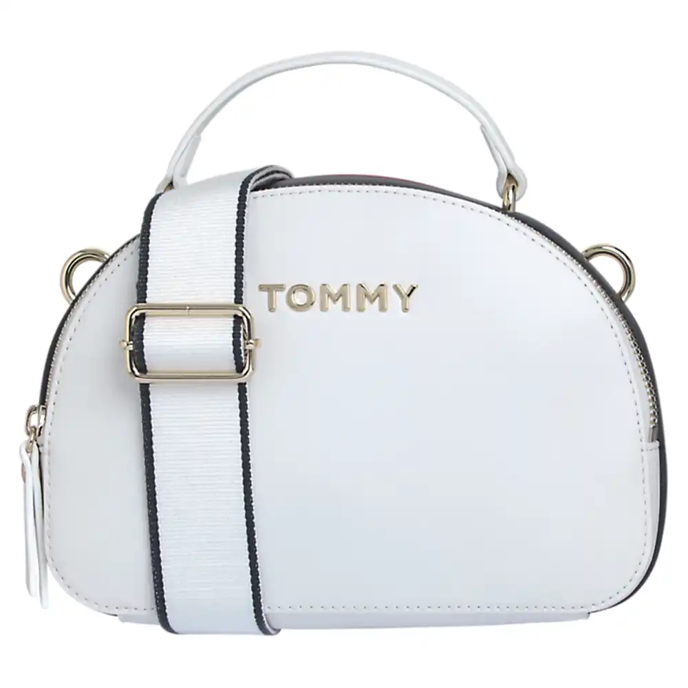 Pochette femme Tommy Jeans Staple crossover Blanc - ZESHOES