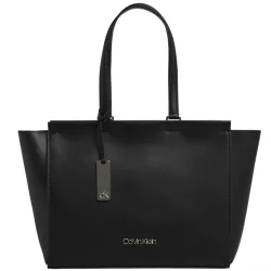 Sac a main femme Calvin Klein Enfold shopper Noir