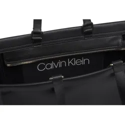 Sac a main femme Calvin Klein Enfold shopper Noir