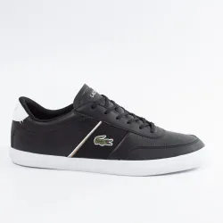 Basket basse homme Lacoste Court master 319 6 Noir - ZESHOES Basket basse homme Lacoste Court master 319 6 Noir - ZESHOES