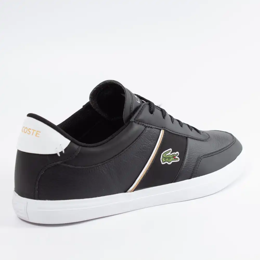 Basket basse homme Lacoste Court master 319 6 Noir - ZESHOES Basket basse homme Lacoste Court master 319 6 Noir - ZESHOES