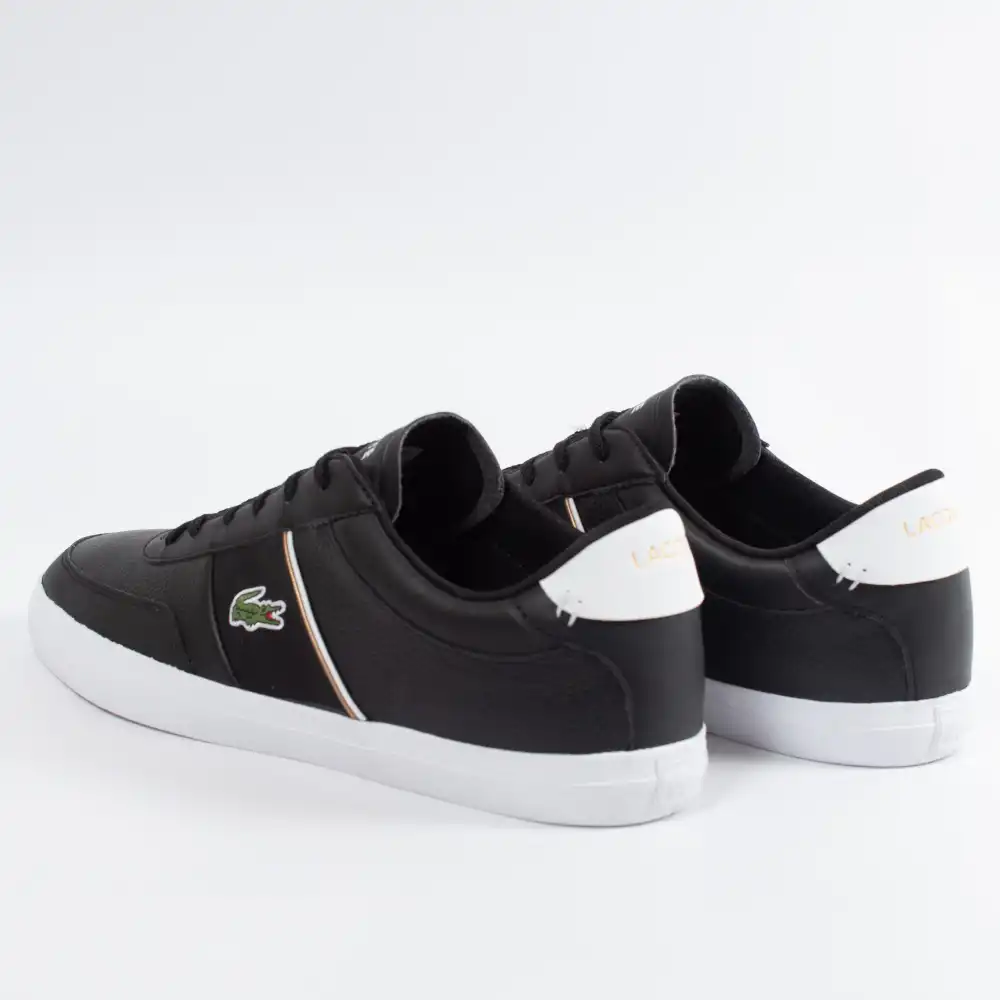 Basket basse homme Lacoste Court master 319 6 Noir - ZESHOES Basket basse homme Lacoste Court master 319 6 Noir - ZESHOES