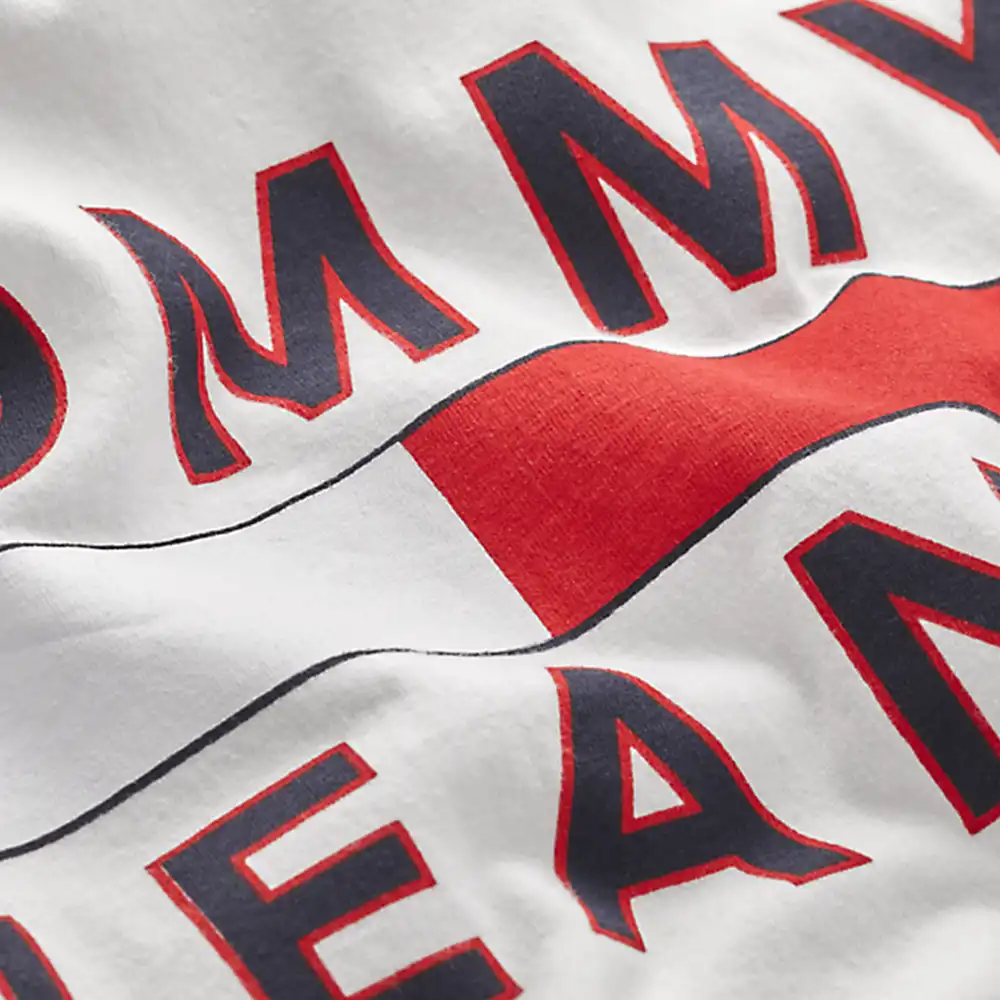 T shirt manche courte homme Tommy Jeans organic Blanc - ZESHOES