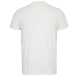 T shirt manche courte homme Tommy Jeans organic Blanc - ZESHOES