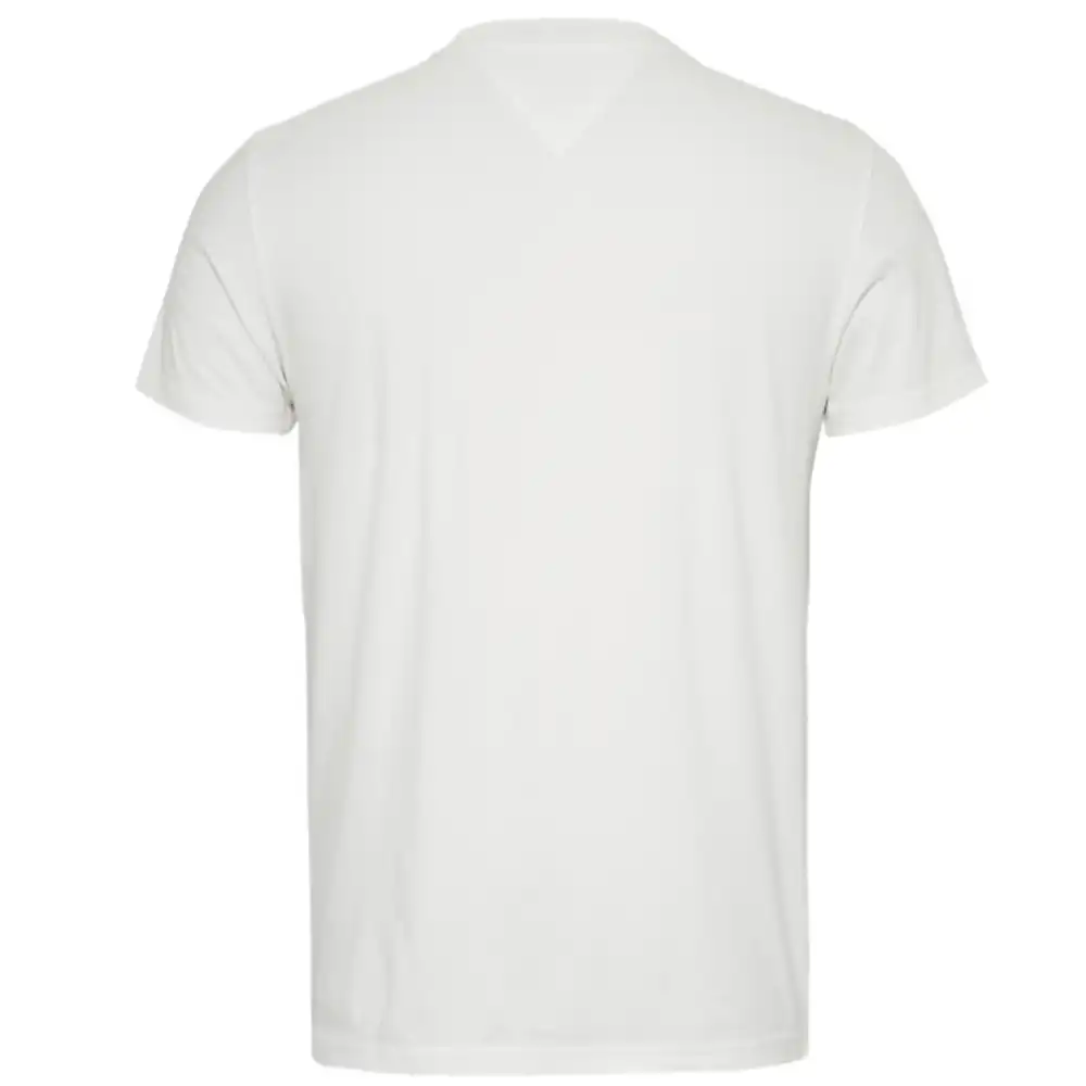 T shirt manche courte homme Tommy Jeans organic Blanc - ZESHOES
