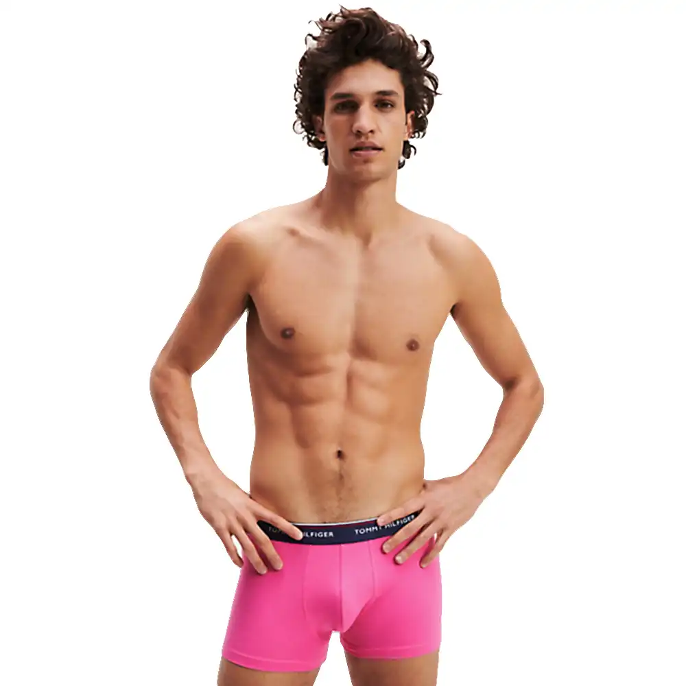 Boxer homme Tommy Jeans Pack x3 trunk Multicolor - ZESHOES