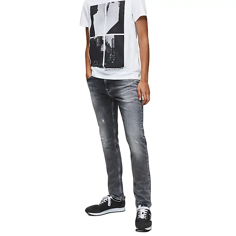 Jeans homme Calvin Klein 058 slim taper Gris