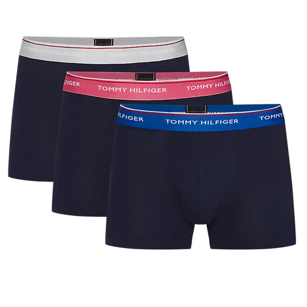 Boxer homme Tommy Jeans Pack x3 wb trunk Multicolor - ZESHOES