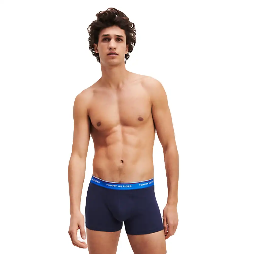 Boxer homme Tommy Jeans Pack x3 wb trunk Multicolor - ZESHOES