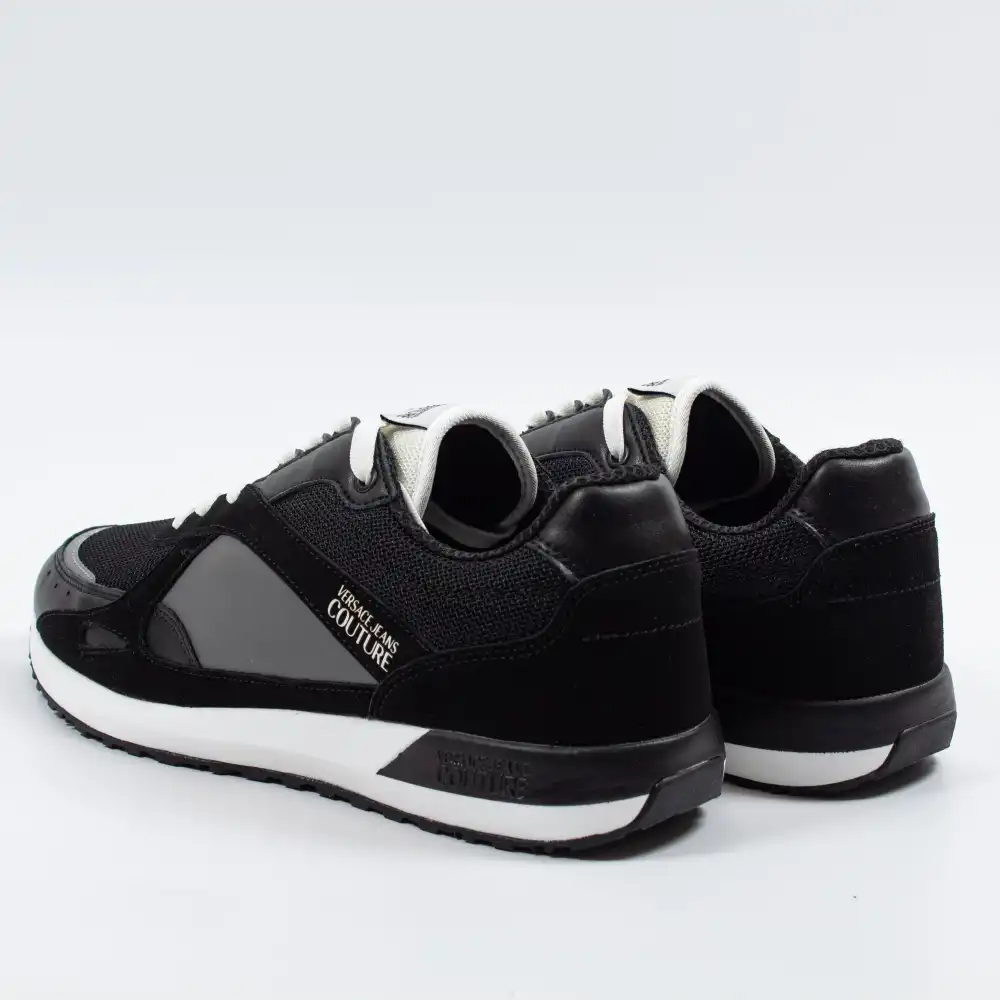 Basket basse homme Versace Linea fondo runlight dis 37 Noir - ZESHOES