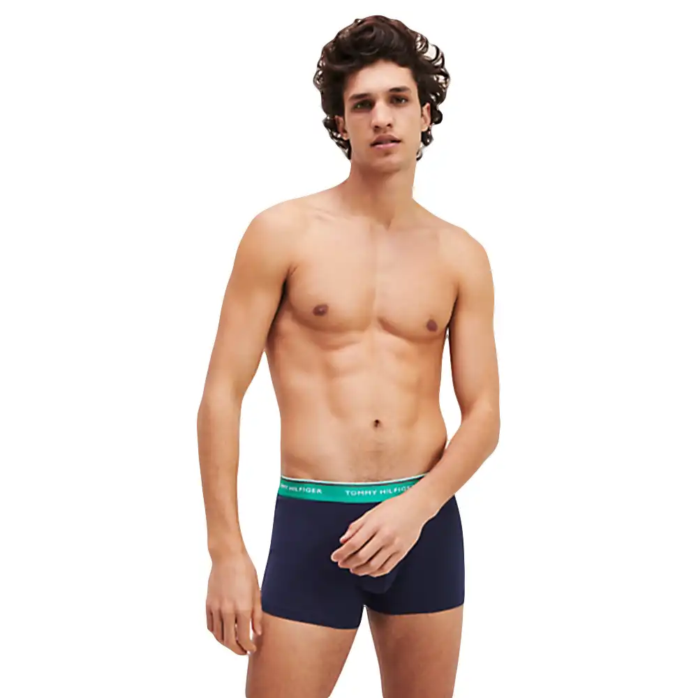 Boxer homme Tommy Jeans Pack x3 trunk Multicolor - ZESHOES