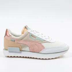 Basket basse femme Puma Future rider soft metal wn's Rose - ZESHOES Basket basse femme Puma Future rider soft metal wn's Rose - ZESHOES