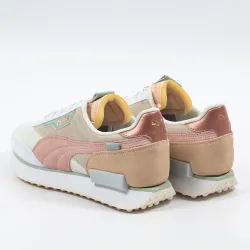 Basket basse femme Puma Future rider soft metal wn's Rose - ZESHOES Basket basse femme Puma Future rider soft metal wn's Rose - ZESHOES